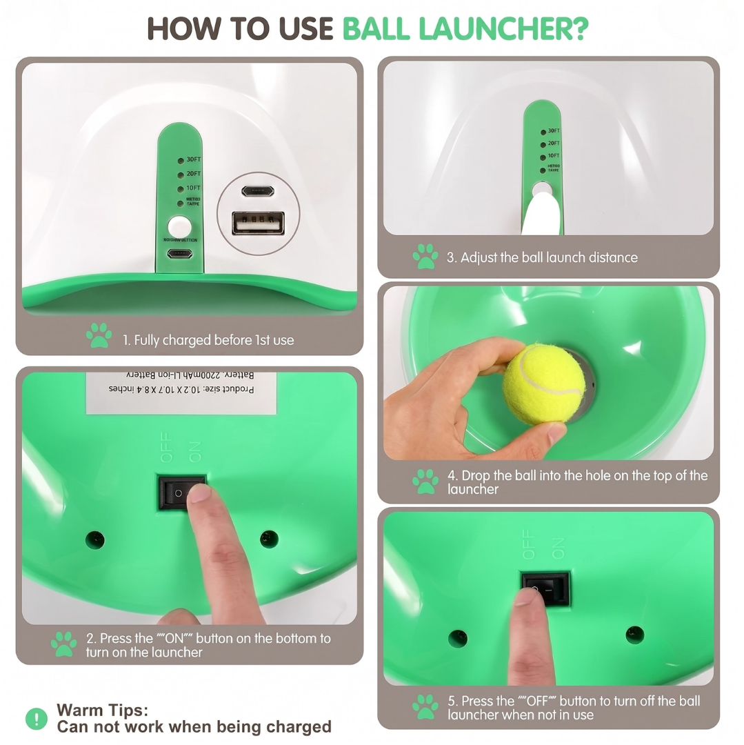Summerwoof Automatic Ball Launcher