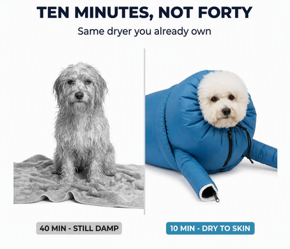 Summerwoof Hands-Free Dog Drying Bag